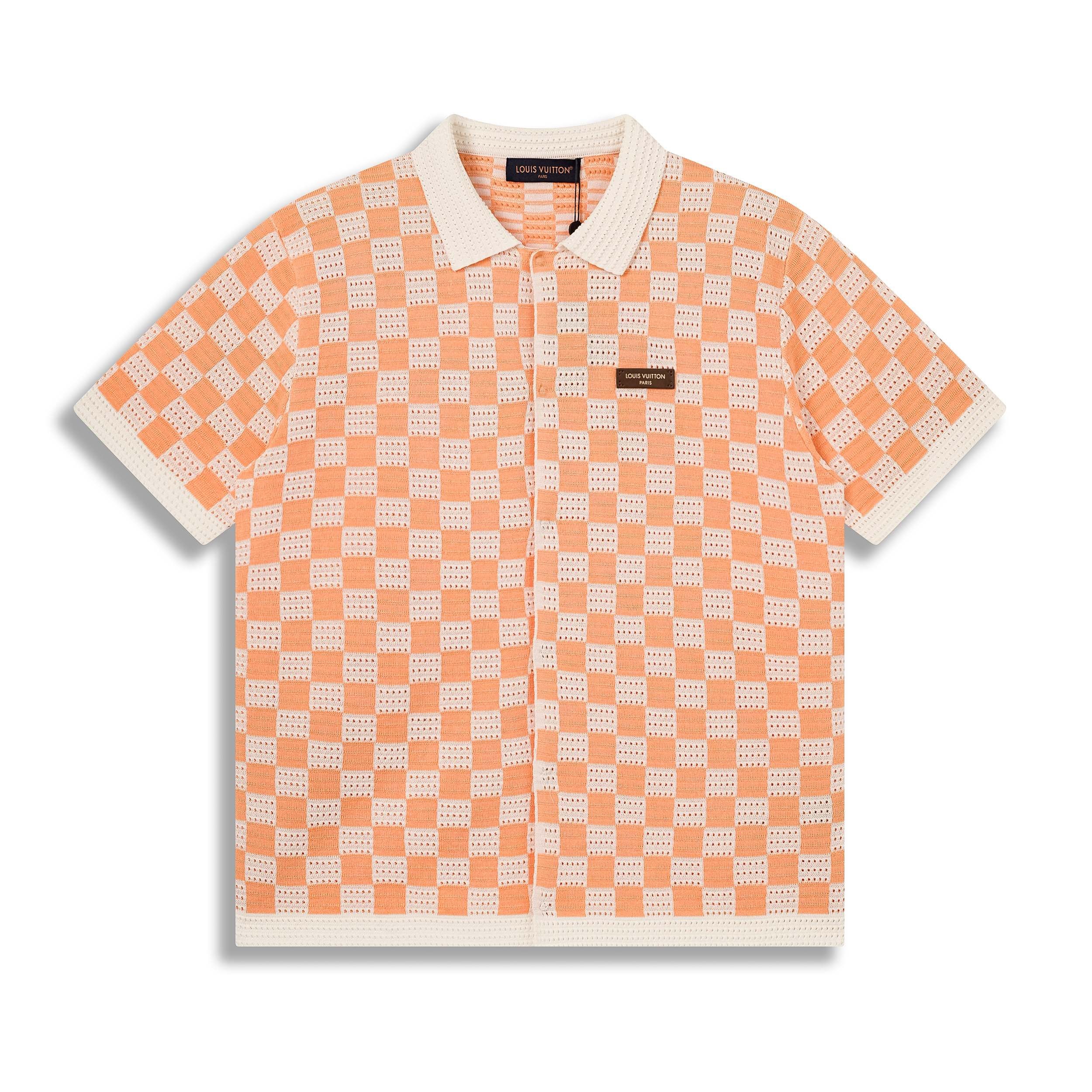 【LOUIS VUITTON】ニット半袖 T シャツ