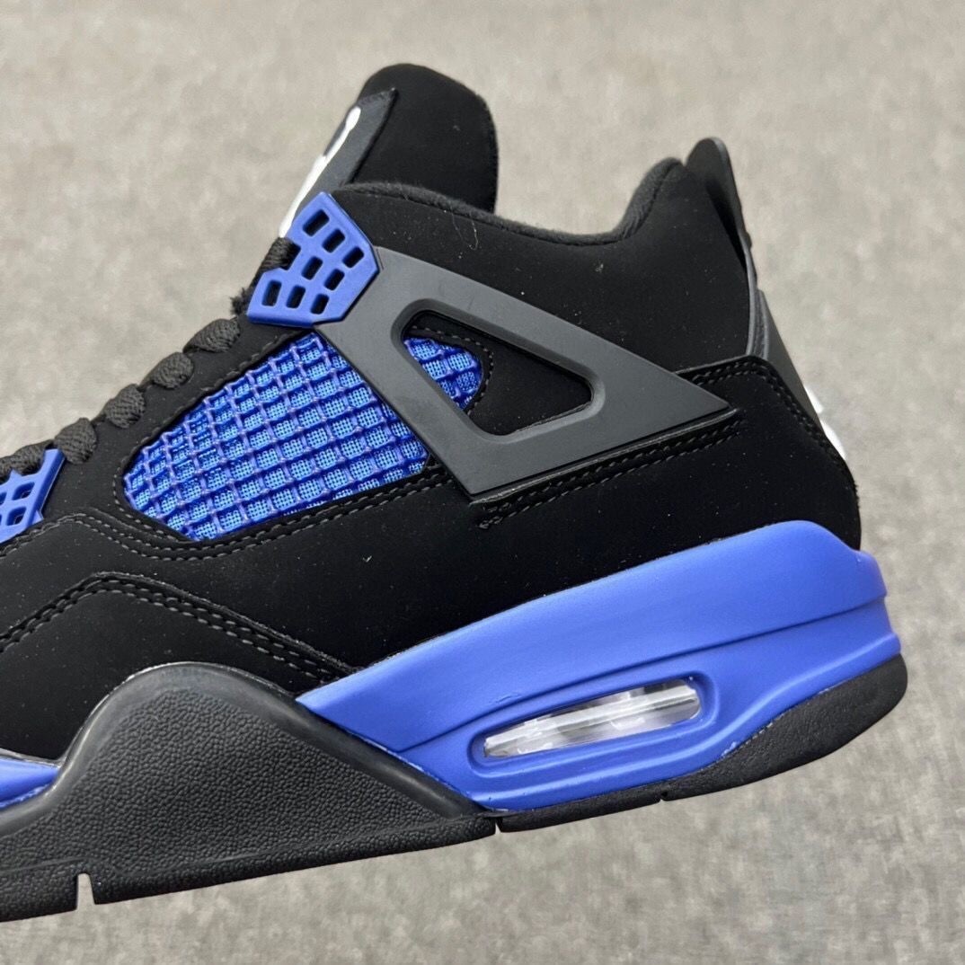 Air Jordan 4 Retro Blue Thunder スニーカー ブラック / ブルー