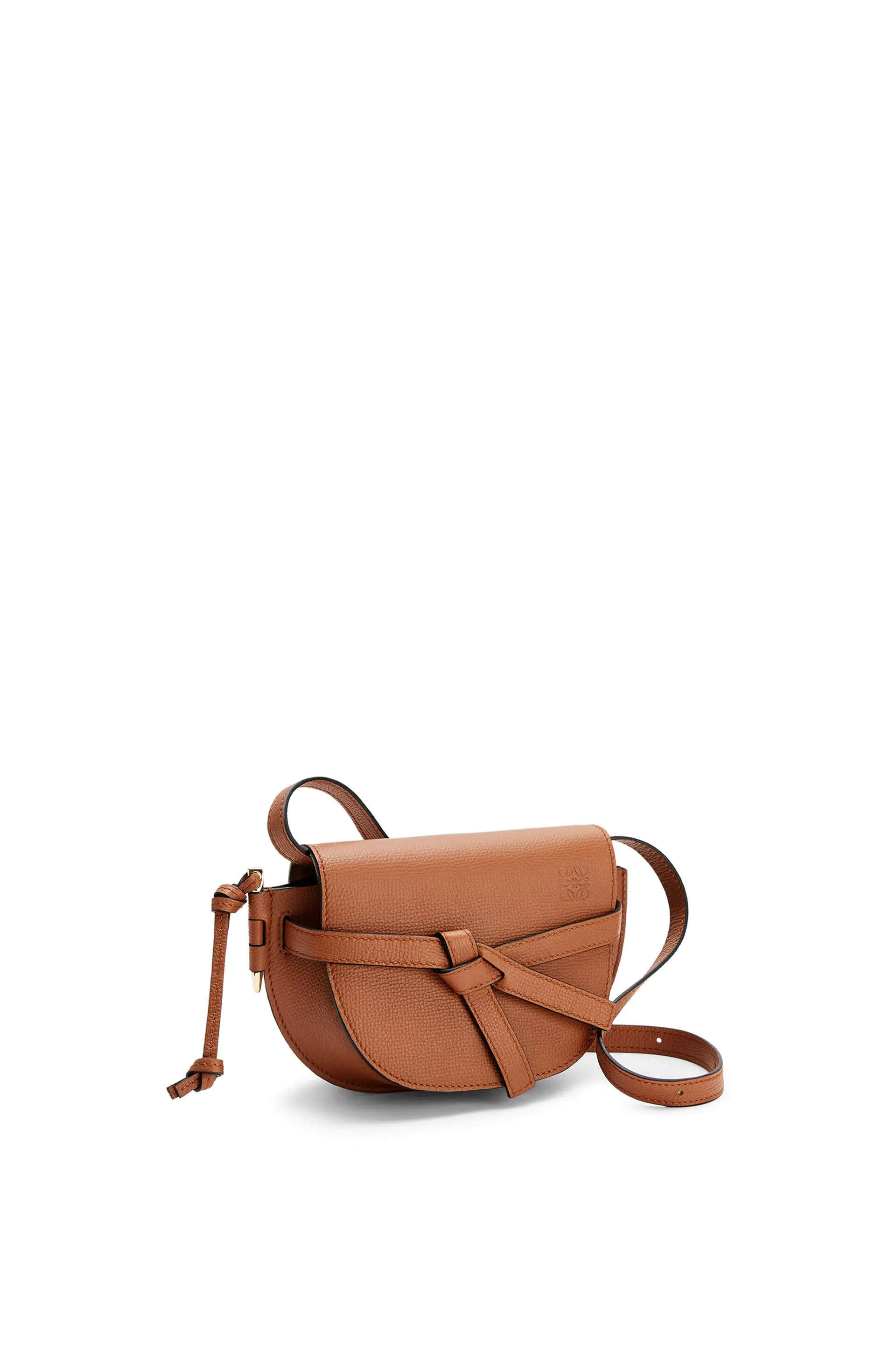 LOEWE GATEロエベゲートミニショルダーバッグ タン