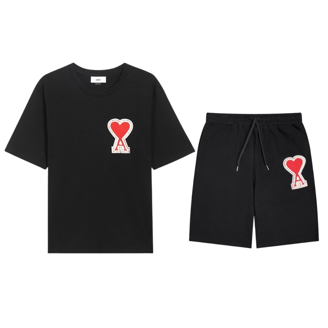 【AMI】半袖T シャツショートパンツ セットアップ