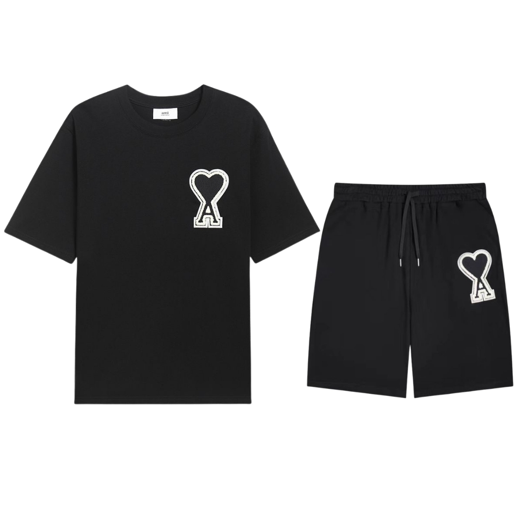 【AMI】半袖T シャツショートパンツ セットアップ
