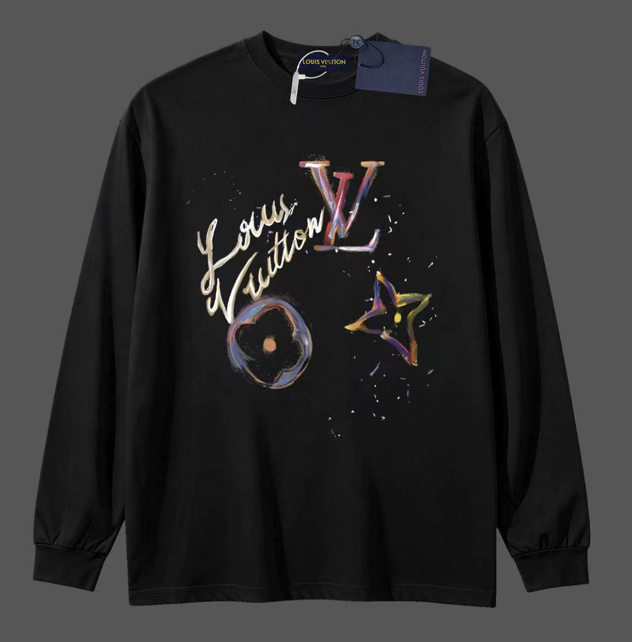 【LOUIS VUITTON】プリント 長袖 T シャツ