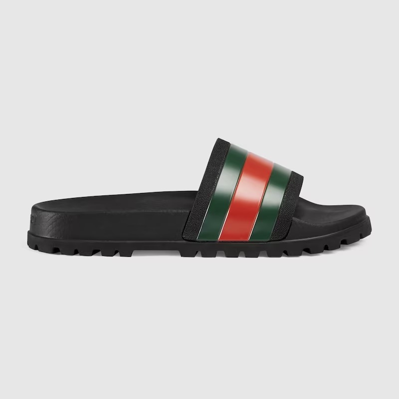 **GUCCI**　ラバーメンズ スライドサンダル