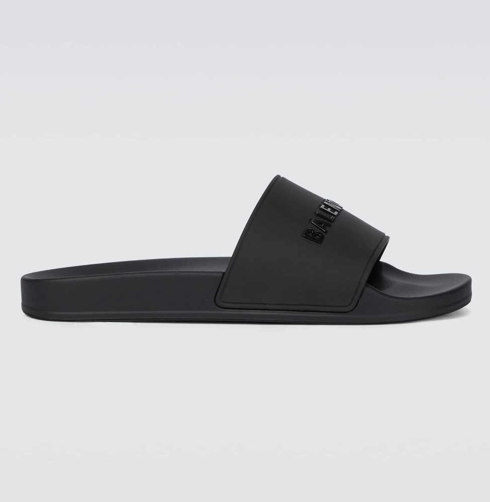 BALENCIAGA ロゴ ラバー サンダル 人気