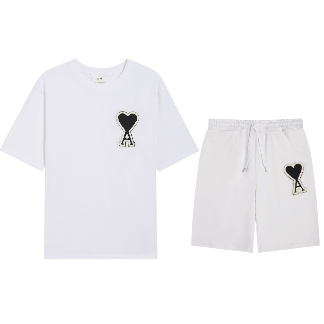 【AMI】半袖T シャツショートパンツ セットアップ