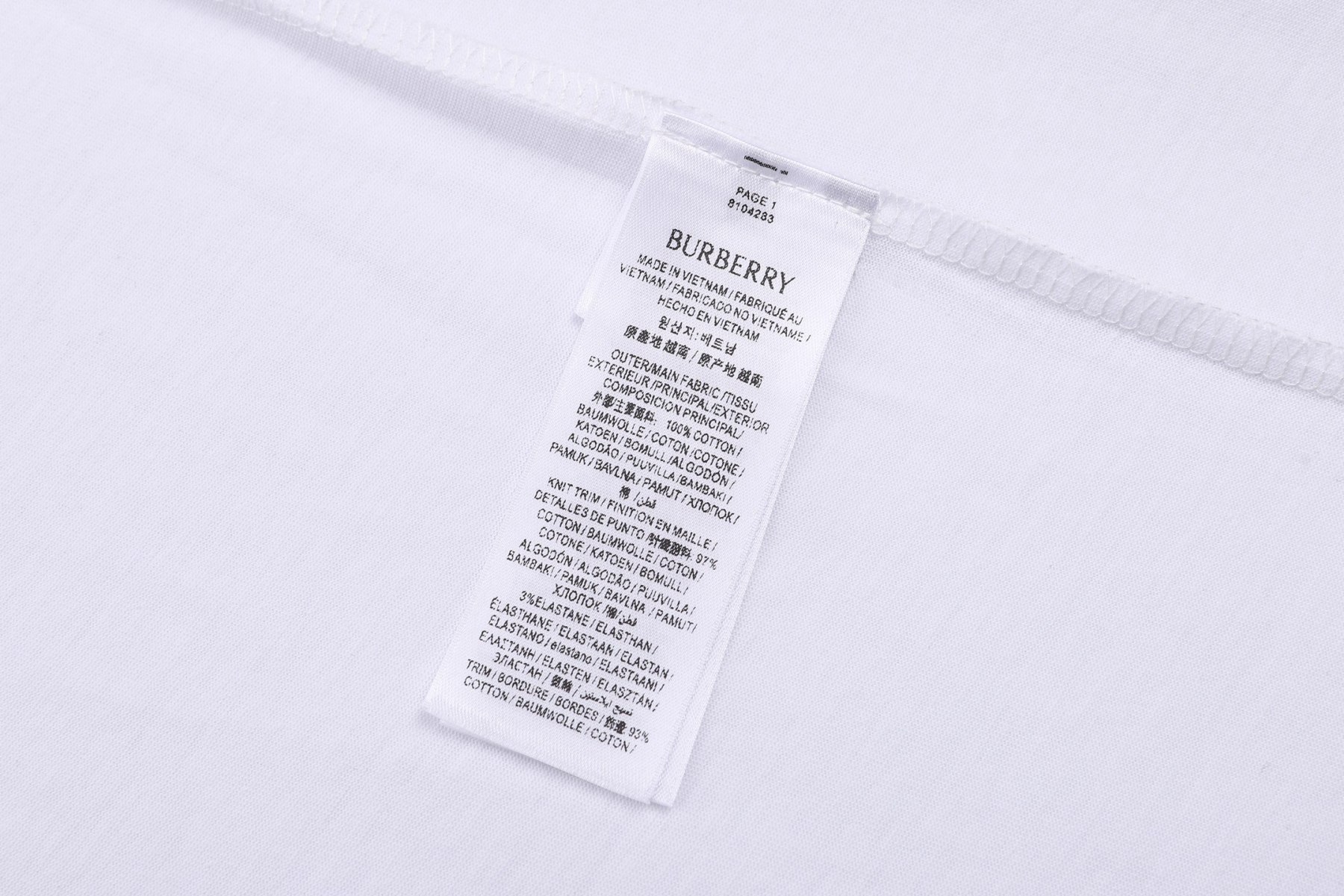 【BURBERRY】長袖 T シャツ