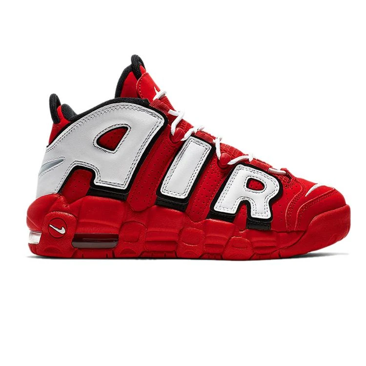 NIKE ナイキ AIR MORE UPTEMPO GS 'HOOP PACK' エア モア アップテンポ キッズモデル  フープ パック  キッズ レディース スニーカー UNIVERSITY RED/BLACK-SUMMIT WHITE-WHITE ユニバーシティレッド/ブラック-サミットホワイト-ホワイト【限定モデル】