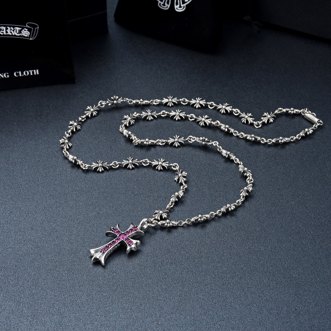 【Chrome Hearts】ネックレス、新しいネックレス万能シンプルファッションオーナメント 60cm