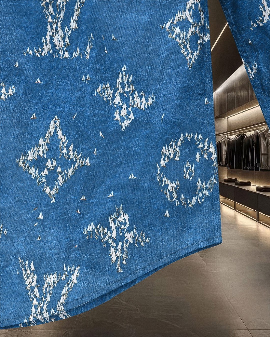 【LOUIS VUITTON】長袖シャツ