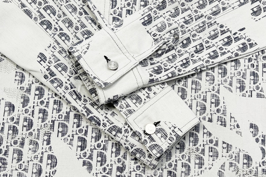 【DIOR】デニム長袖シャツ