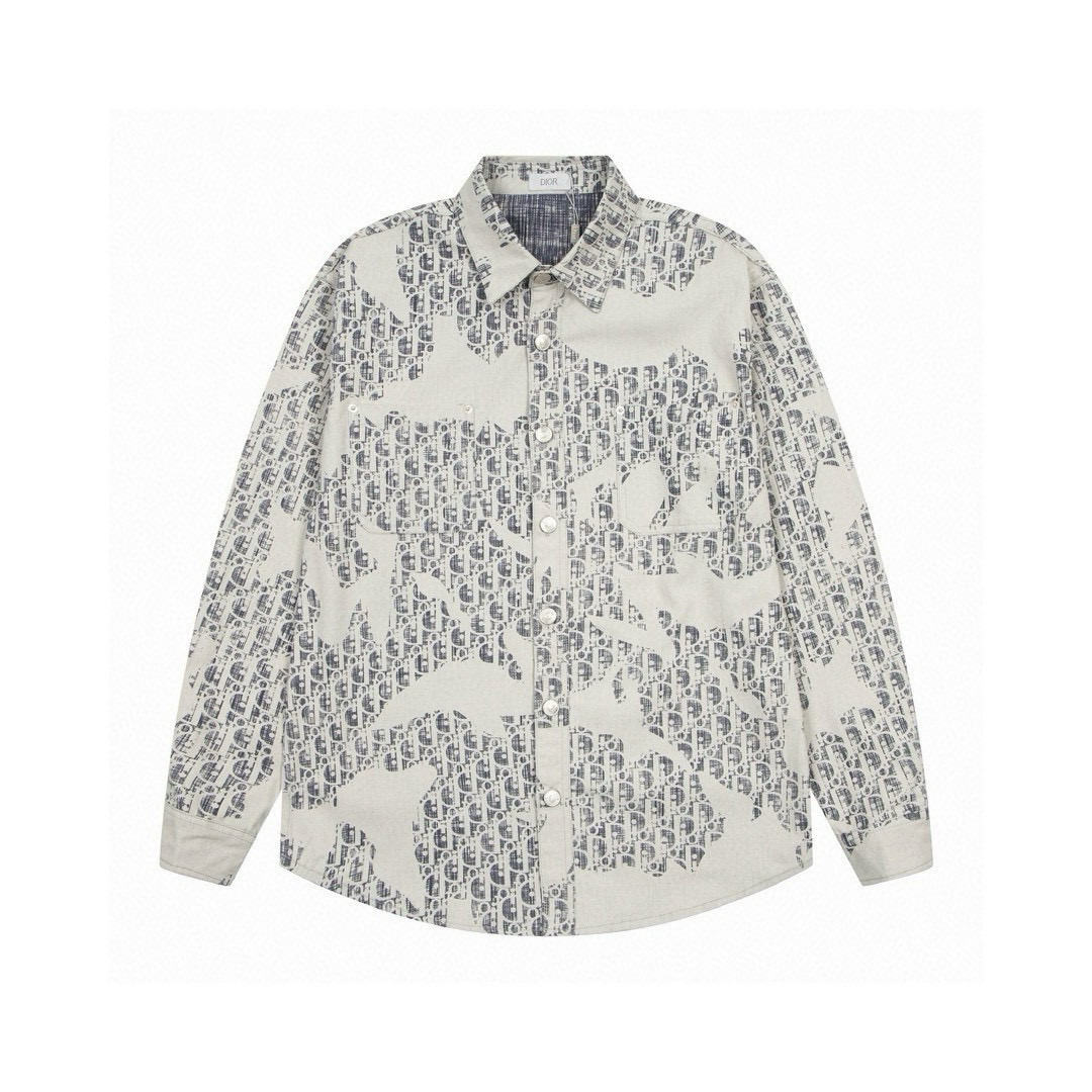 【DIOR】デニム長袖シャツ