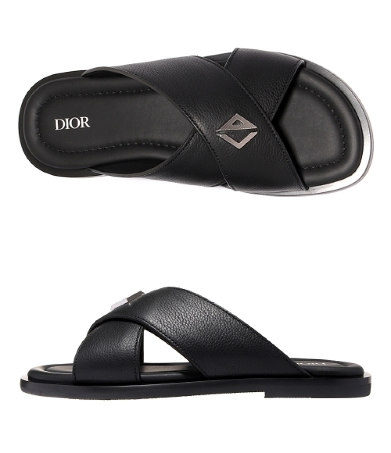 【洗練された足元に♪】DIOR グレインドカーフスキン サンダル