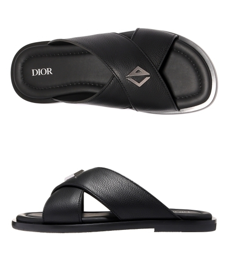 【洗練された足元に♪】DIOR グレインドカーフスキン サンダル