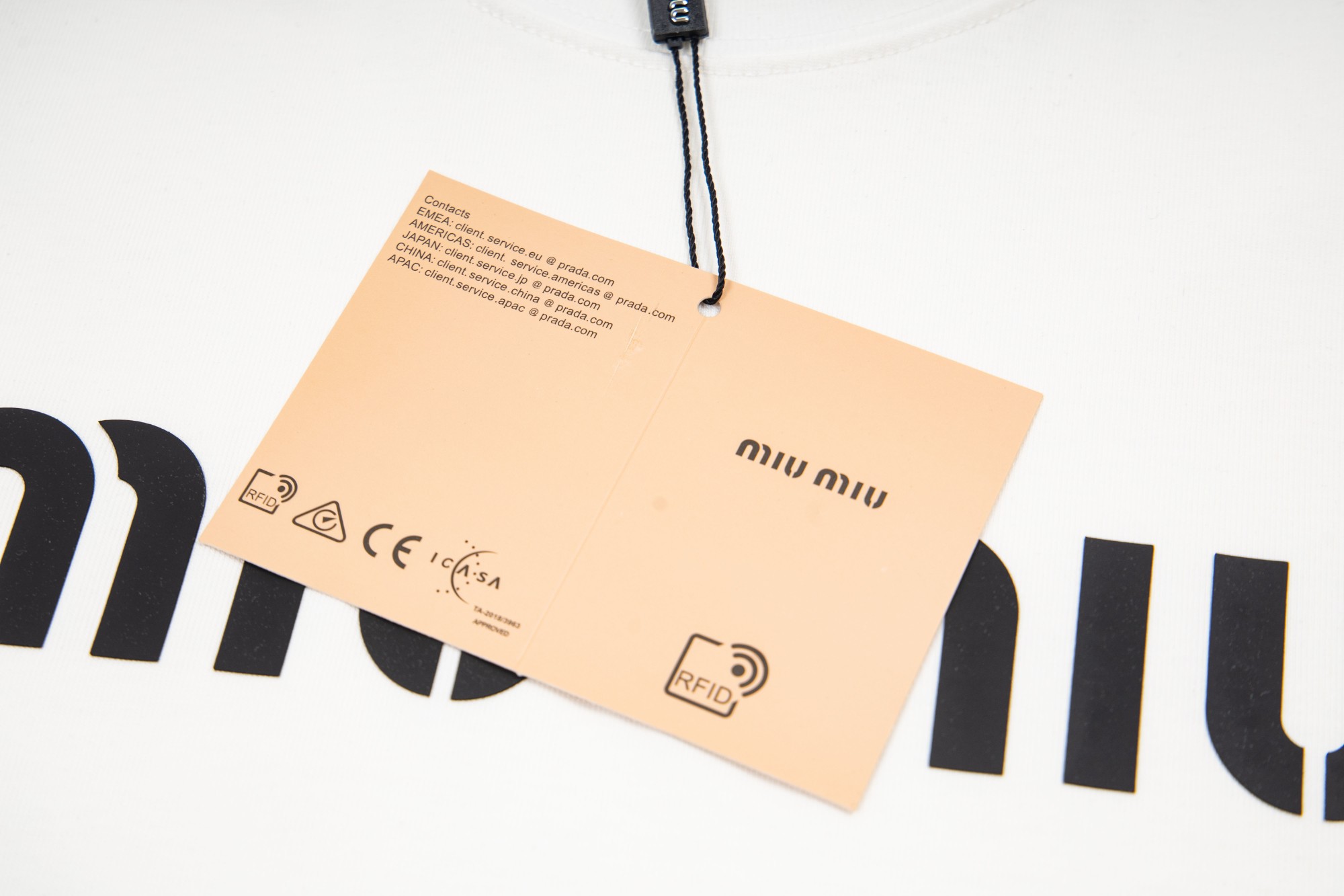 【MIU MIU】半袖 T シャツ