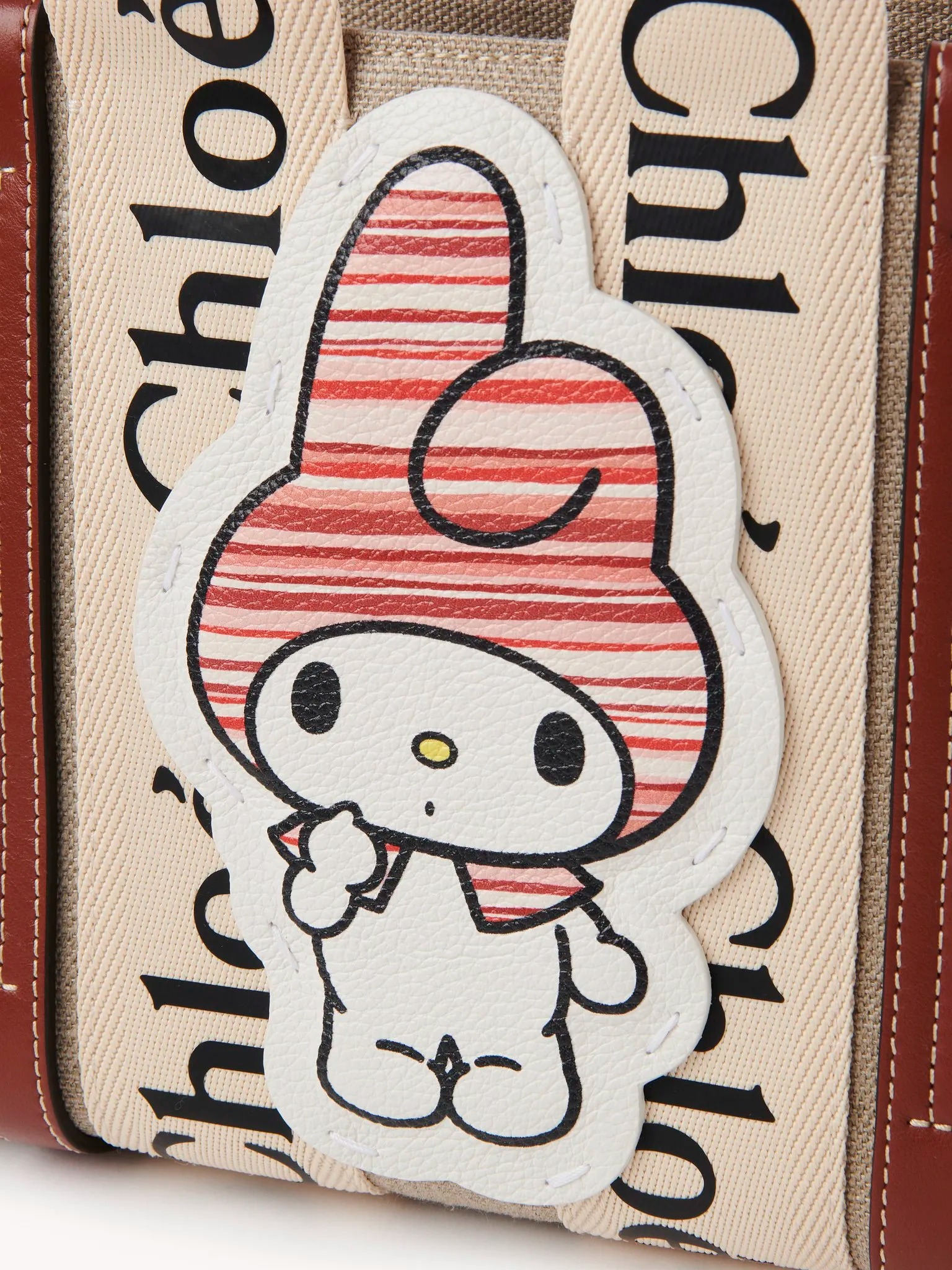 【CHLOE】大人気 「WOODY」スモールトートバッグ ストラップ付き