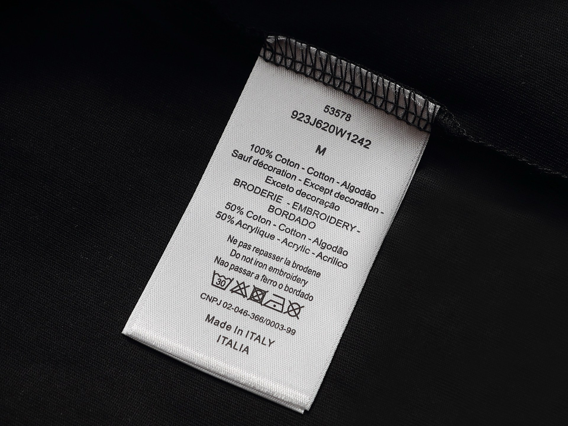 【DIOR】刺繍 半袖 T シャツ