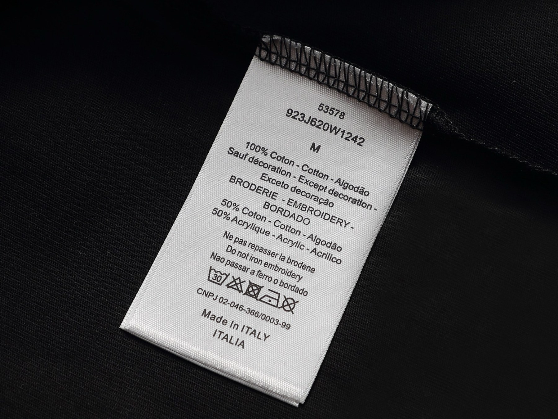 【DIOR】刺繍 半袖 T シャツ