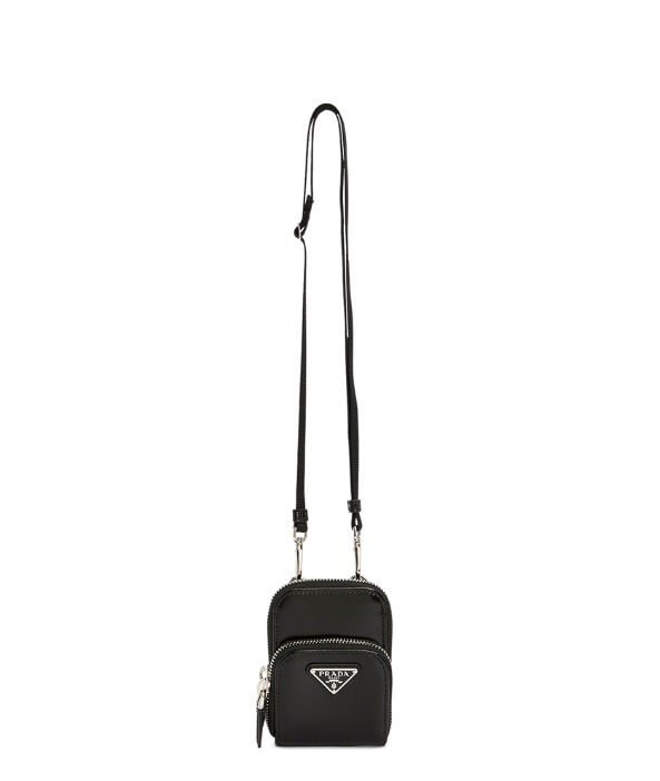 PRADA【関税/送料込】★BRUSHED LEATHER ミニクロスバッグ★