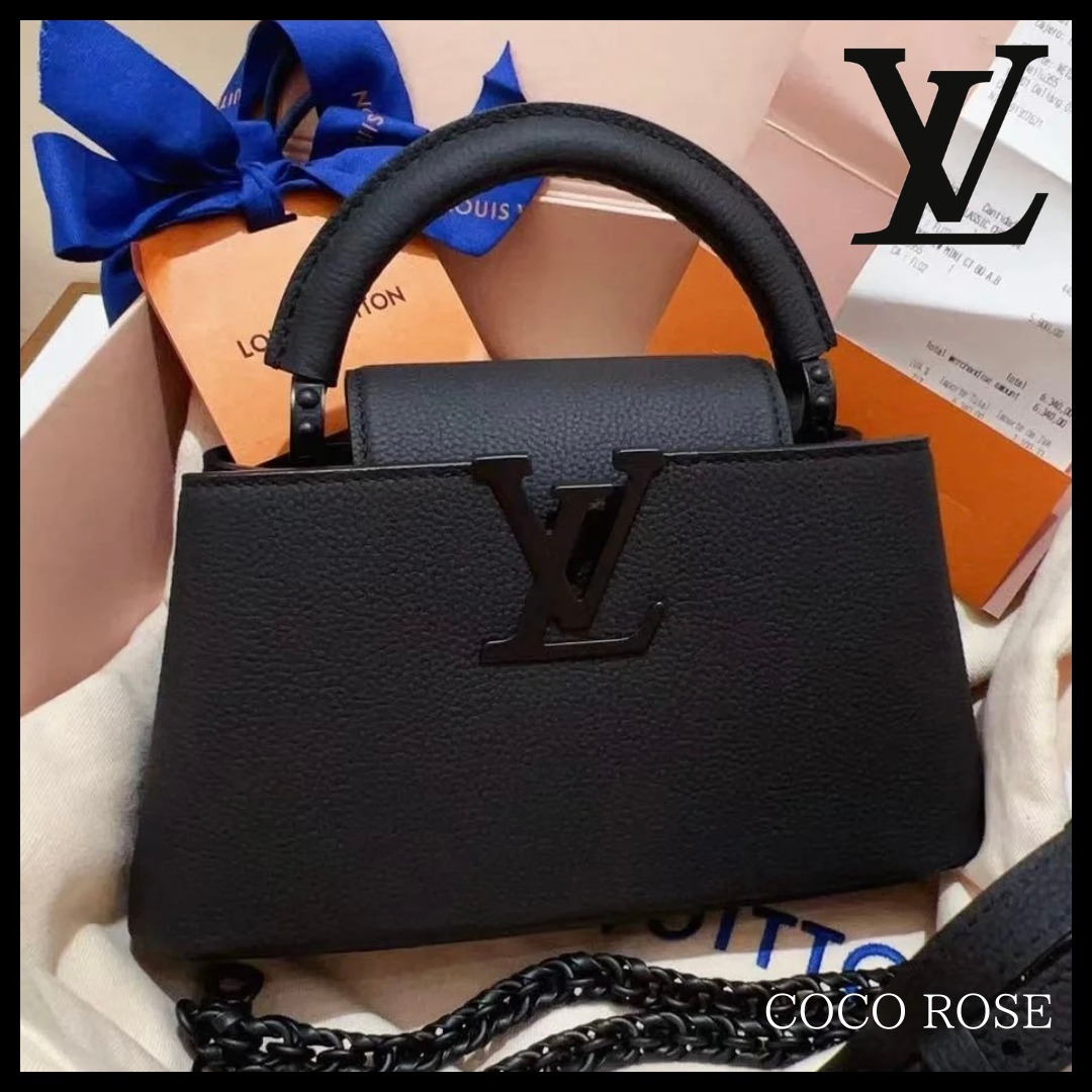 LOUIS VUITTON ★カプシーヌEW ミニ M23955 M23956