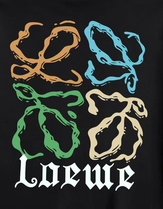 【LOEWE】プリント長袖 T シャツ