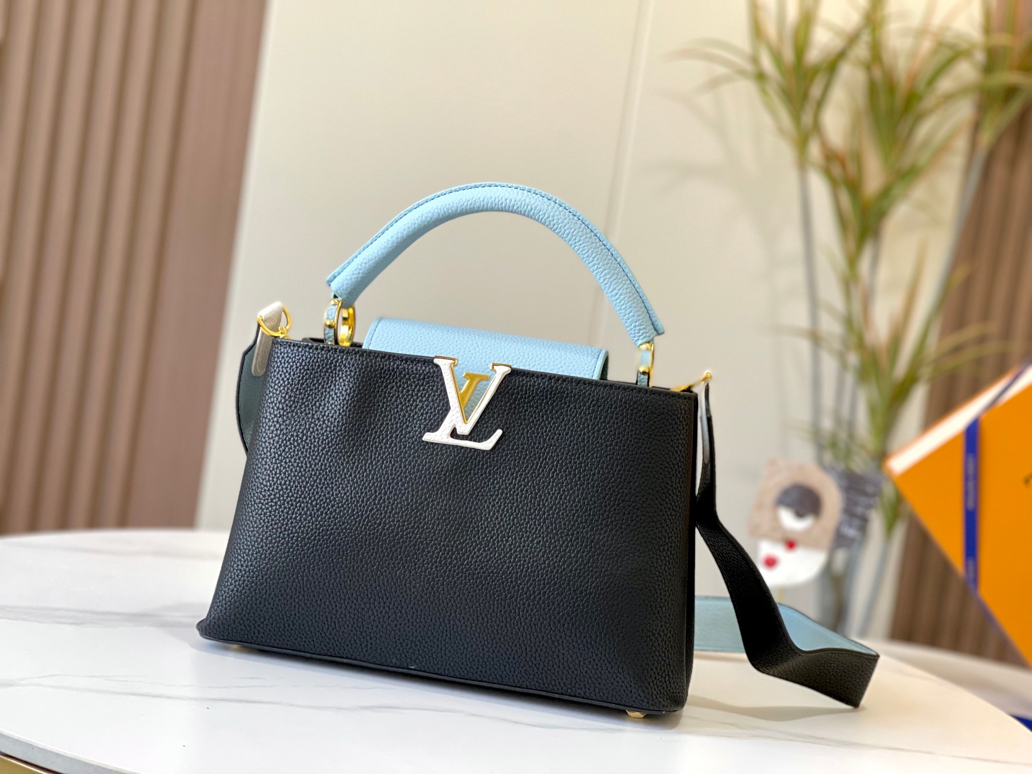 LOUIS VUITTON ルイヴィトン CAPUCINES クロスボディバッグ M56848