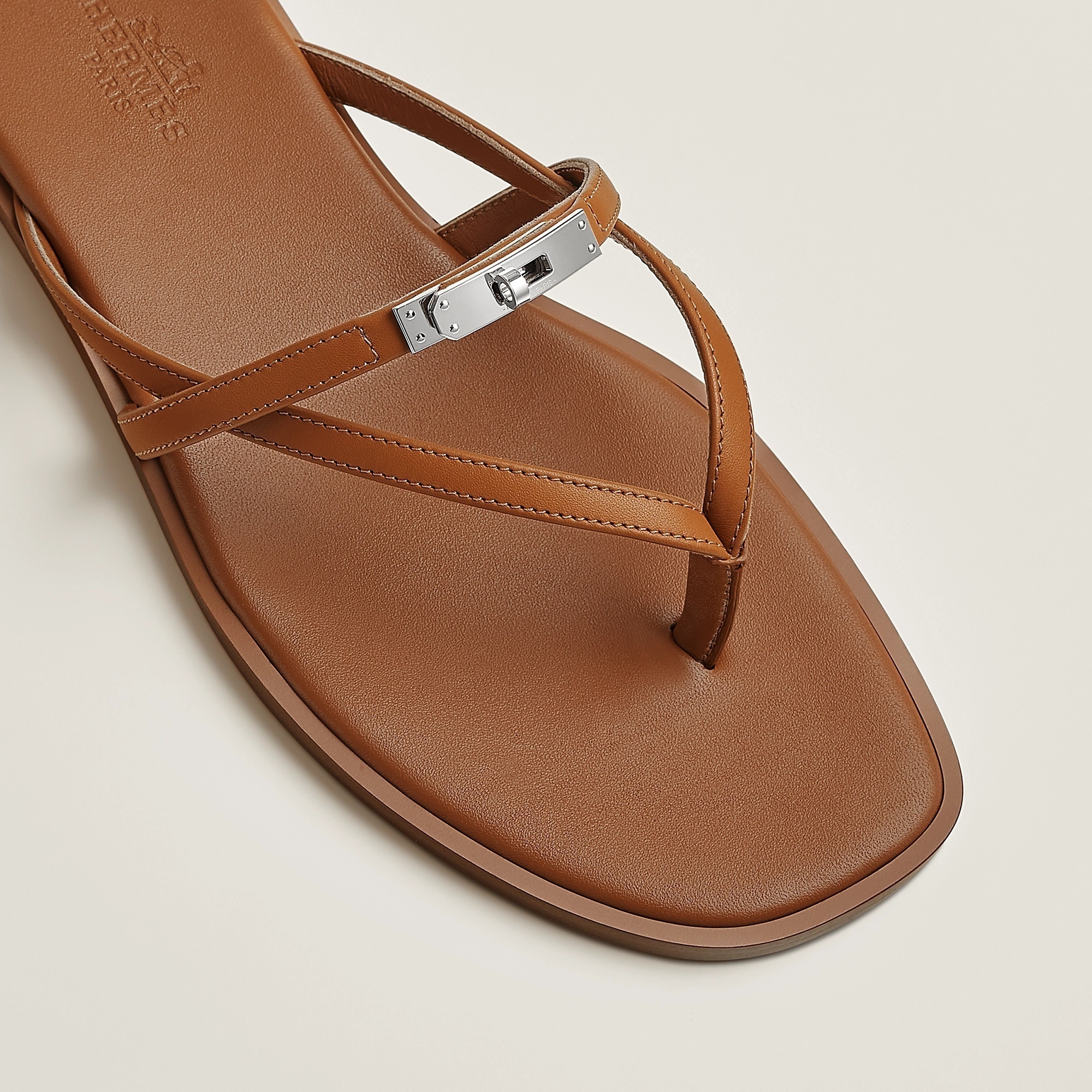 【クロスストラップ×ケリー】HERMES ミスMiss フラットサンダル