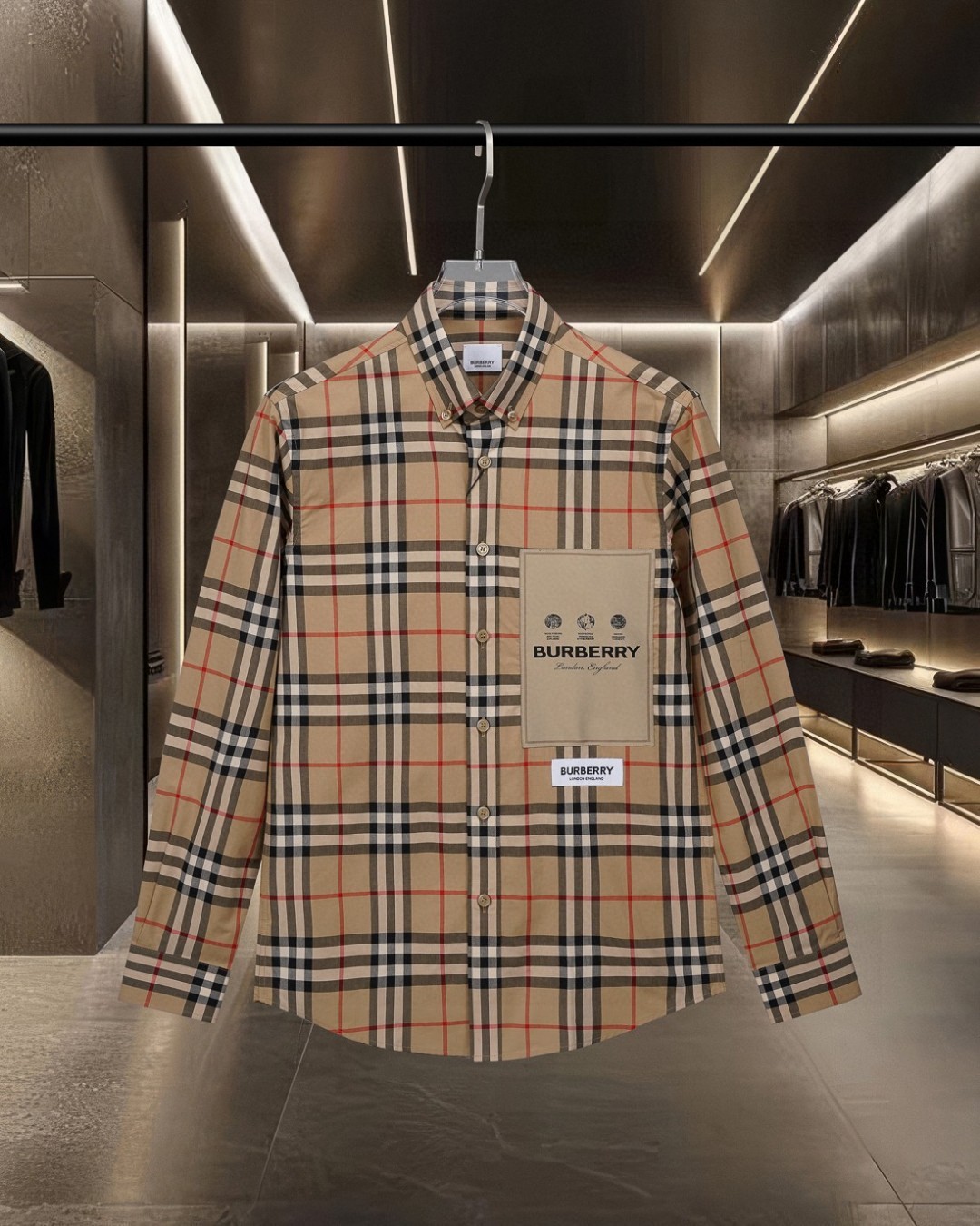 【BURBERRY】長袖シャツ