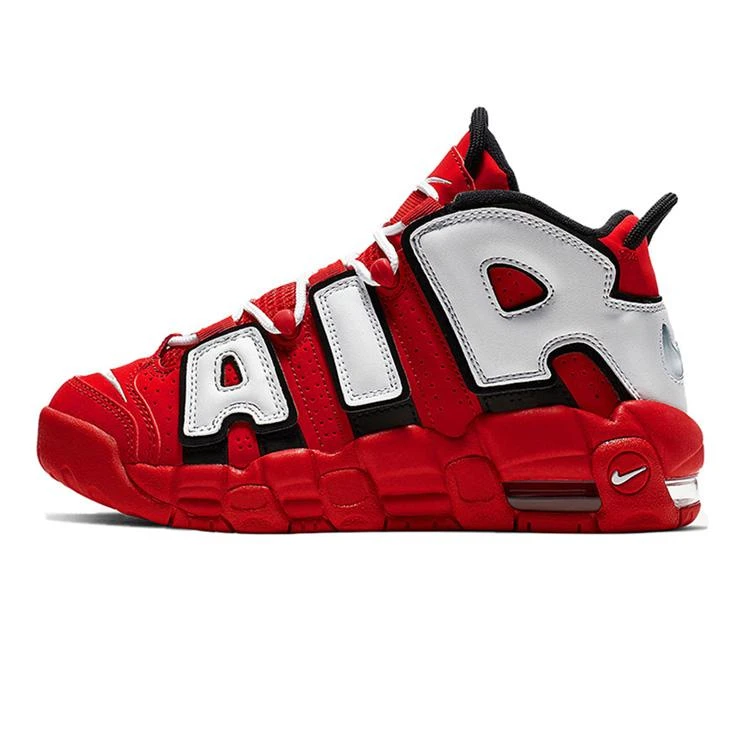 NIKE ナイキ AIR MORE UPTEMPO GS 'HOOP PACK' エア モア アップテンポ キッズモデル  フープ パック  キッズ レディース スニーカー UNIVERSITY RED/BLACK-SUMMIT WHITE-WHITE ユニバーシティレッド/ブラック-サミットホワイト-ホワイト【限定モデル】