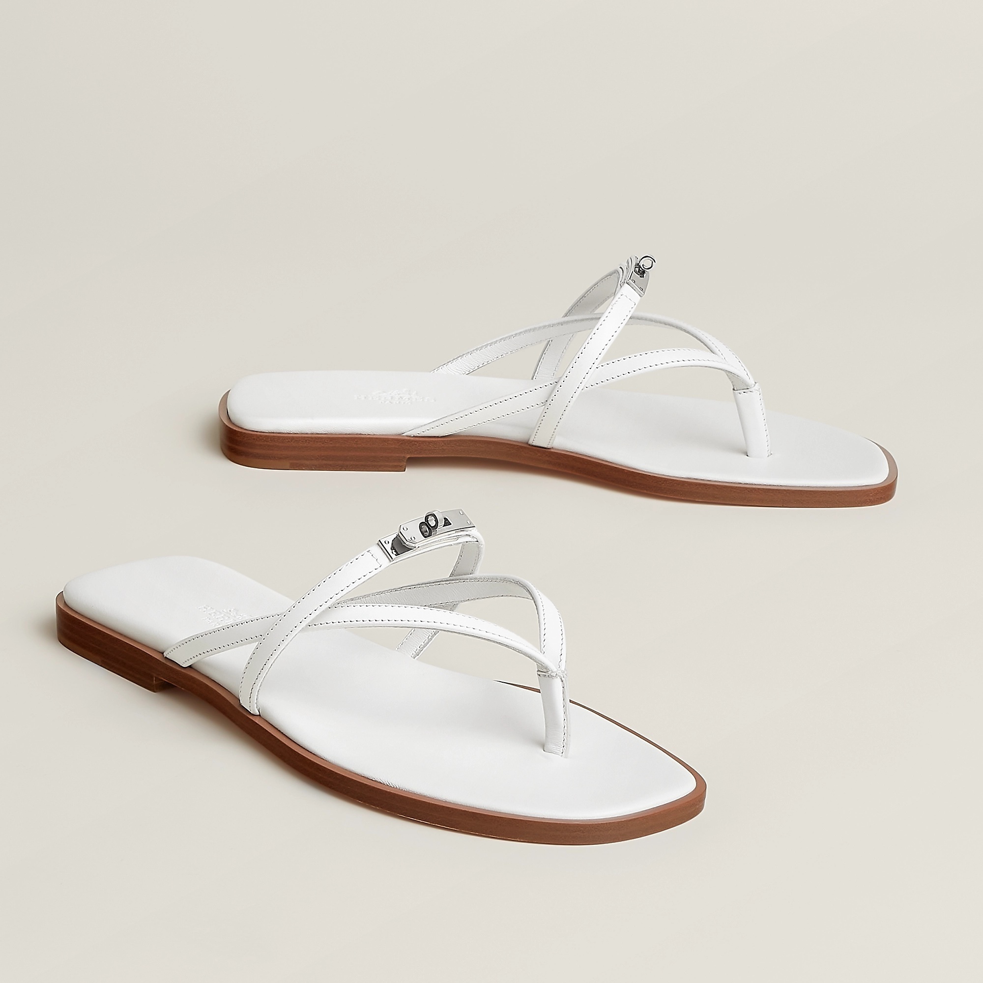【クロスストラップ×ケリー】HERMES ミスMiss フラットサンダル