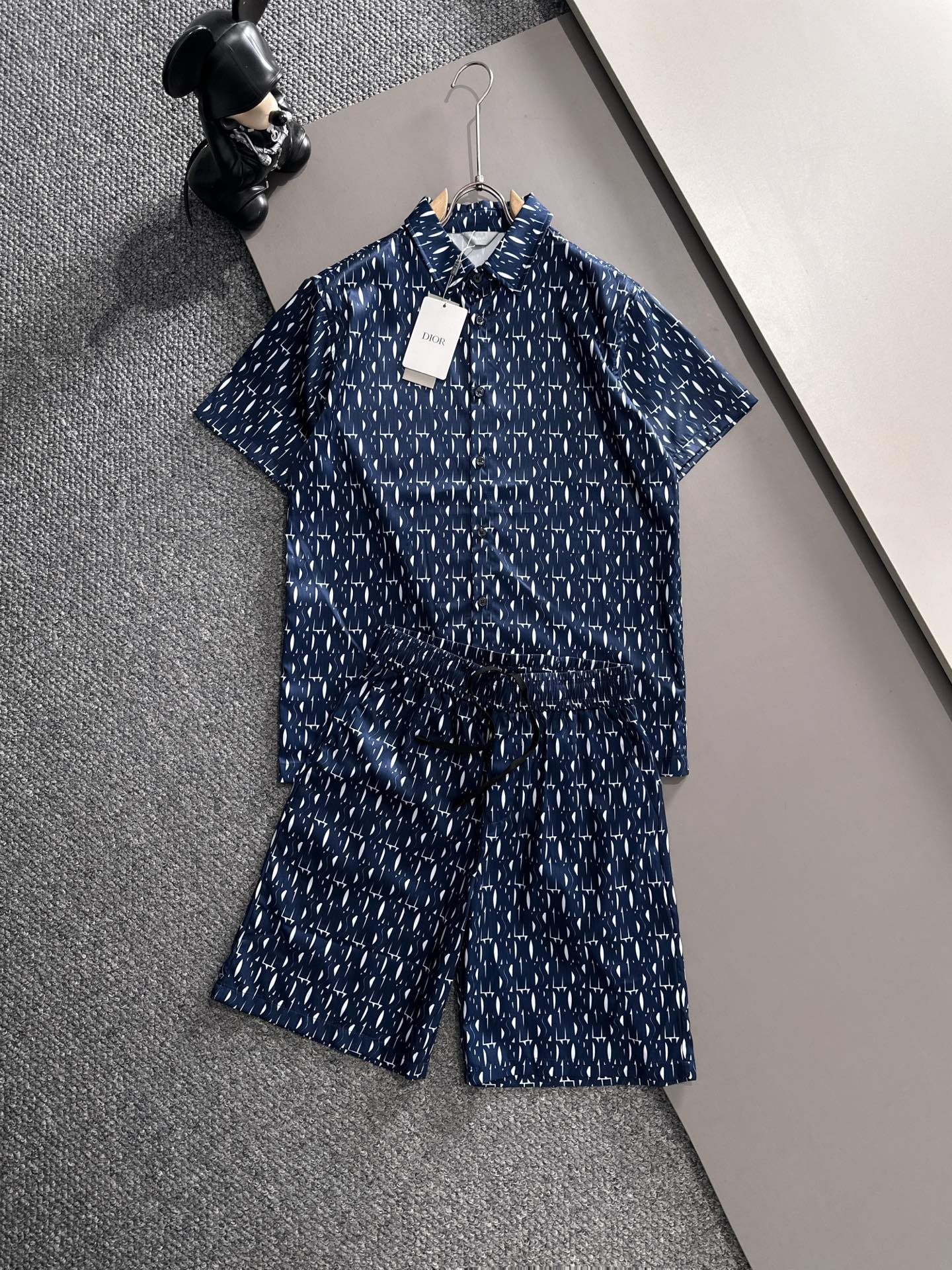 【DIOR】半袖シャツショートパンツ セットアップ