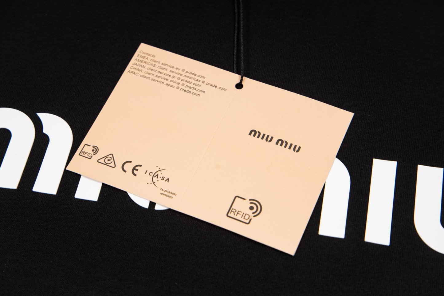 【MIU MIU】半袖 T シャツ