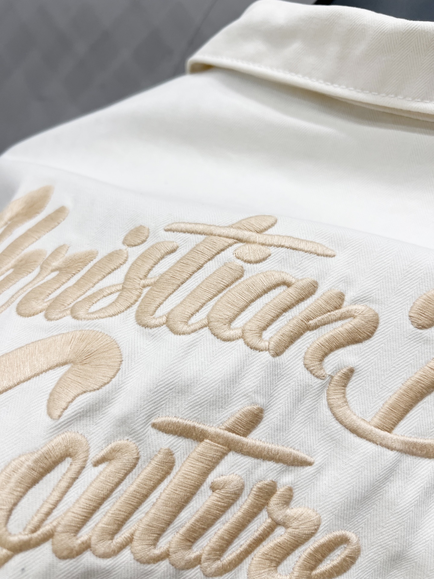 【DIOR】デニム長袖シャツ