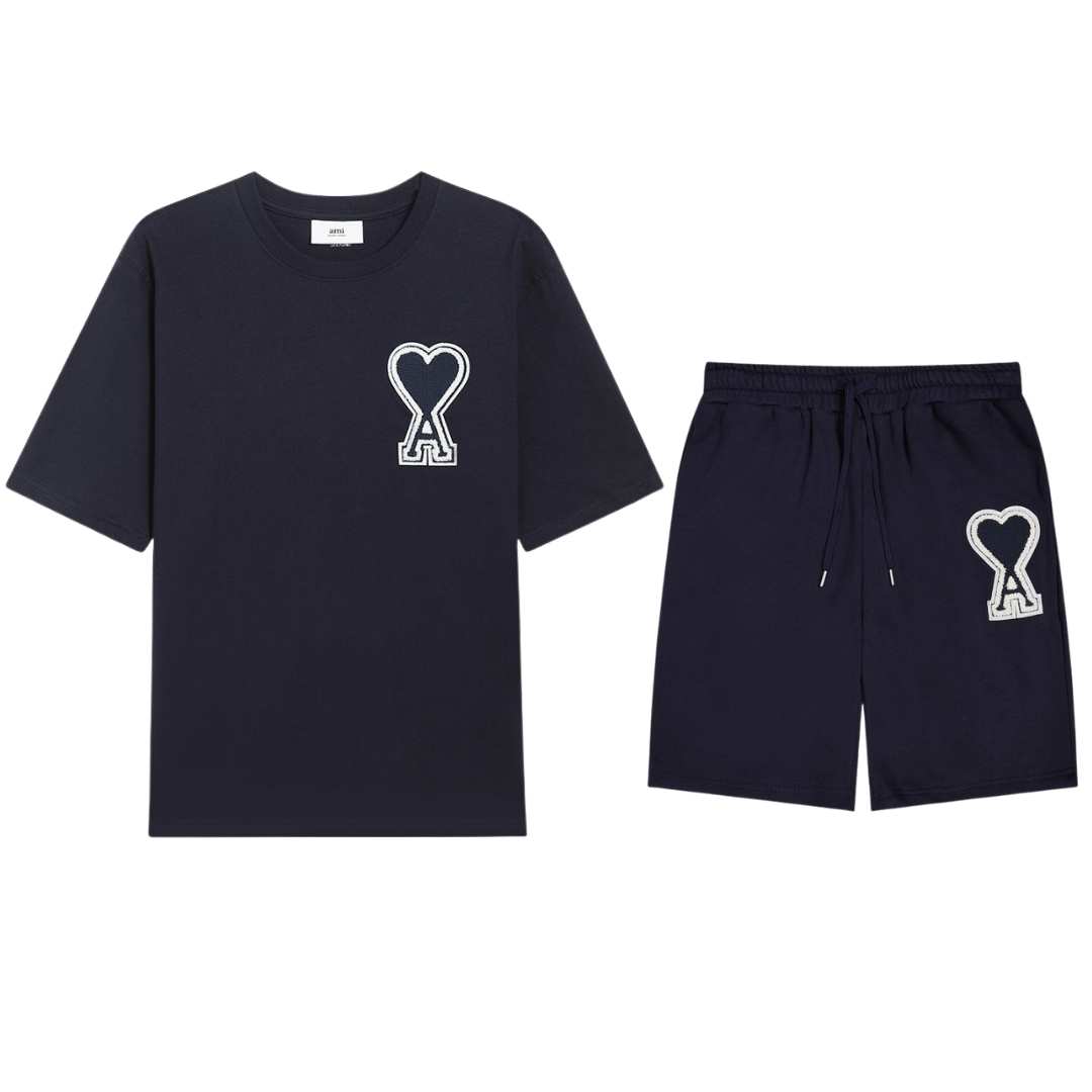 【AMI】半袖T シャツショートパンツ セットアップ