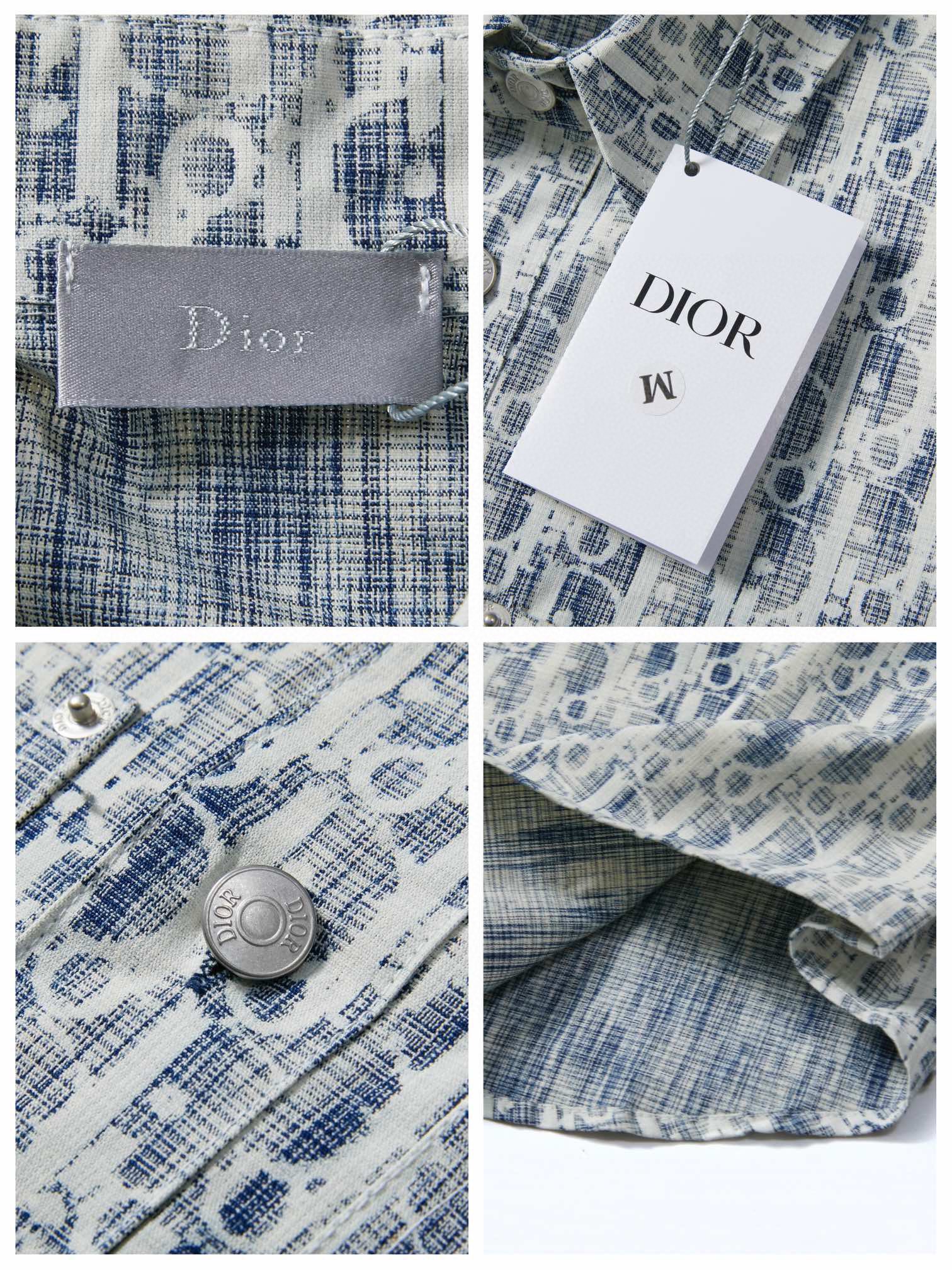 【DIOR】デニム長袖シャツ
