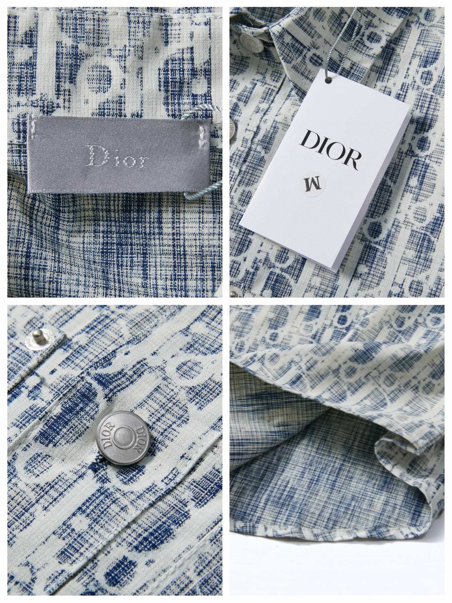 【DIOR】デニム長袖シャツ
