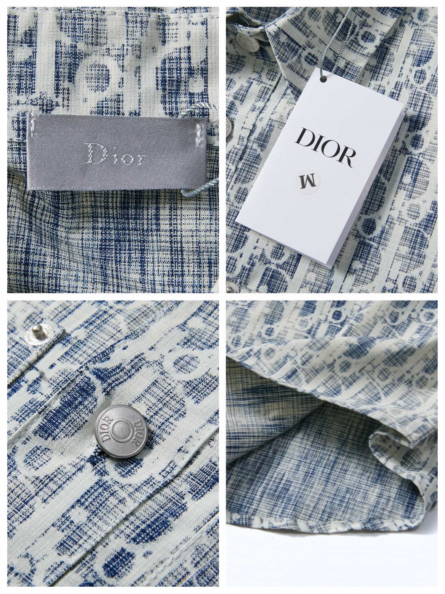 【DIOR】デニム長袖シャツ