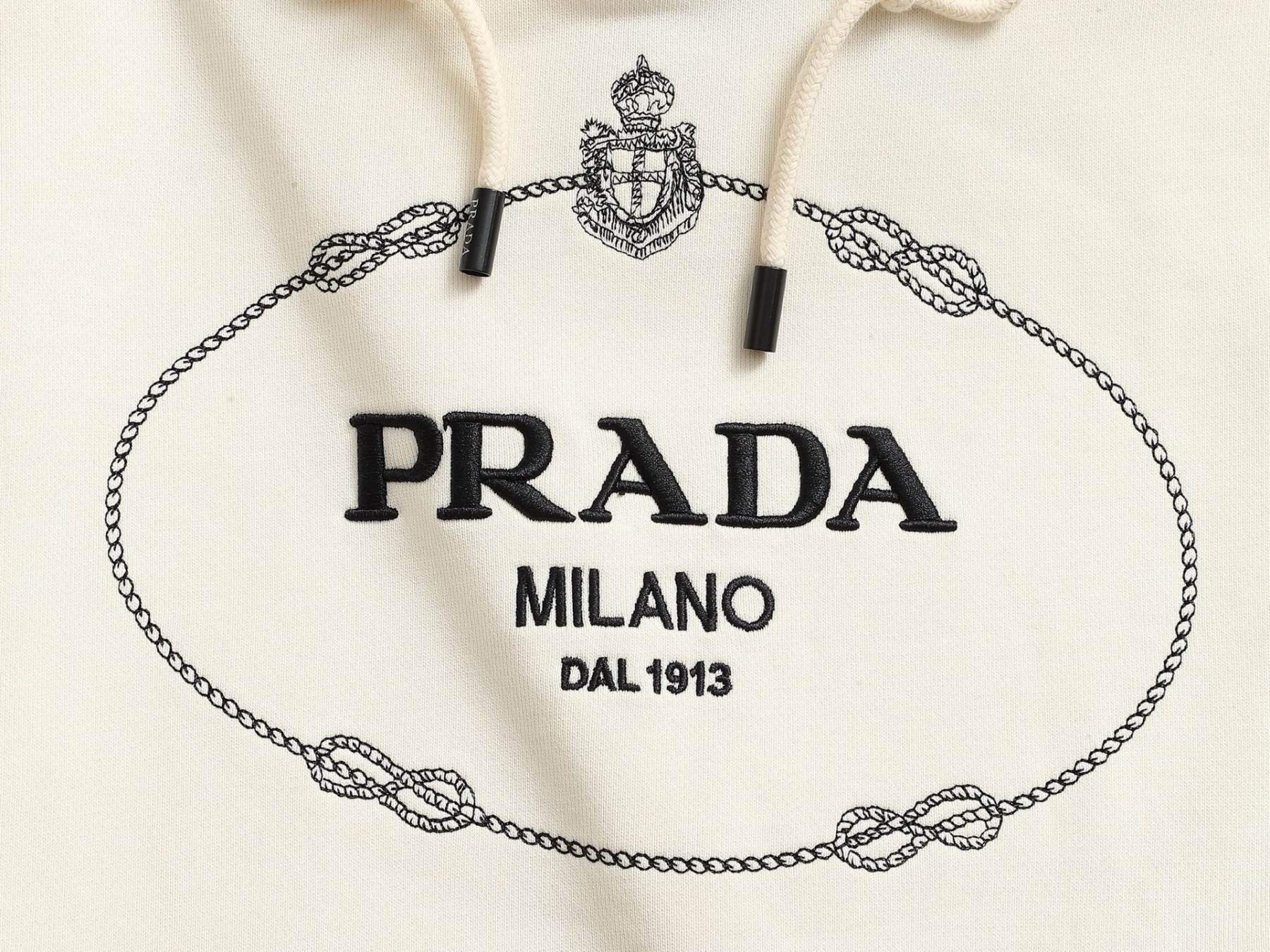 【PRADA】プラダ 刺繍パーカー