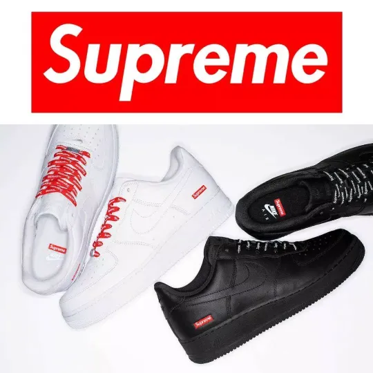 人気【NIKE ×SUPREME】★AIR FORCE 1 LOW男女兼用