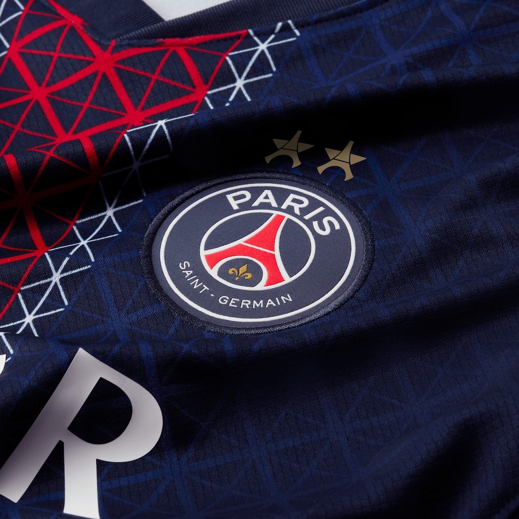PSG ナイキ ホームスタジアムシャツ 2025-26 - 2026年欧州王者プリント