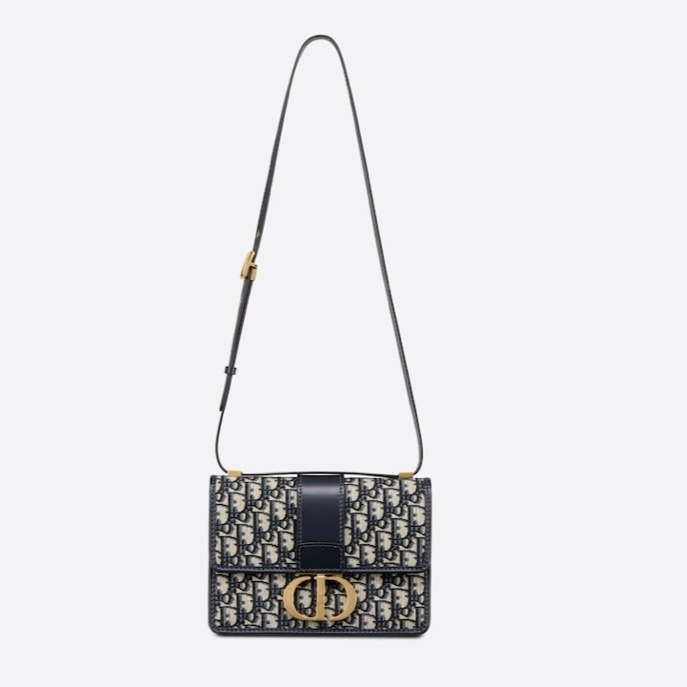 【DIOR】ショルダー バッグ 30モンテーニュ オブリーク CD ロゴ 女