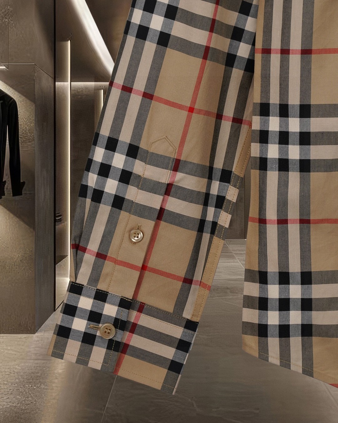 【BURBERRY】長袖シャツ