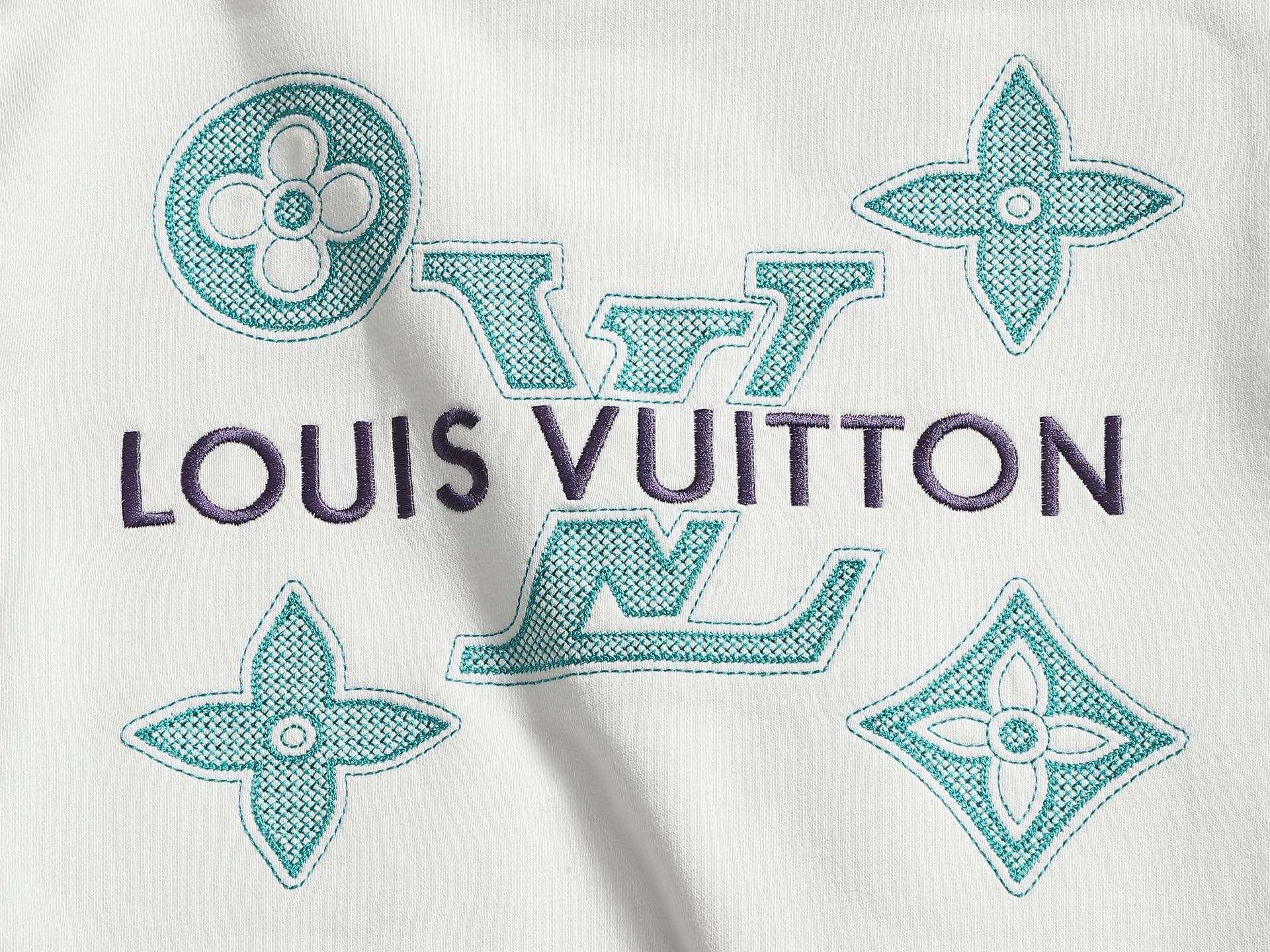 【LOUIS VUITTON】刺繍長袖 T シャツ