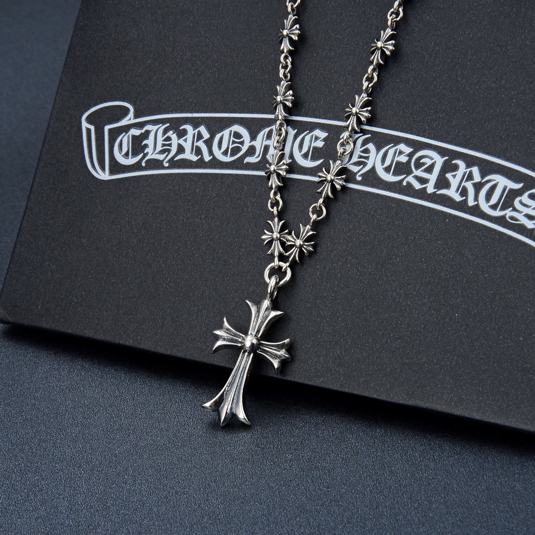 【Chrome Hearts】ネックレス、新しいネックレス万能シンプルファッションオーナメント 60cm