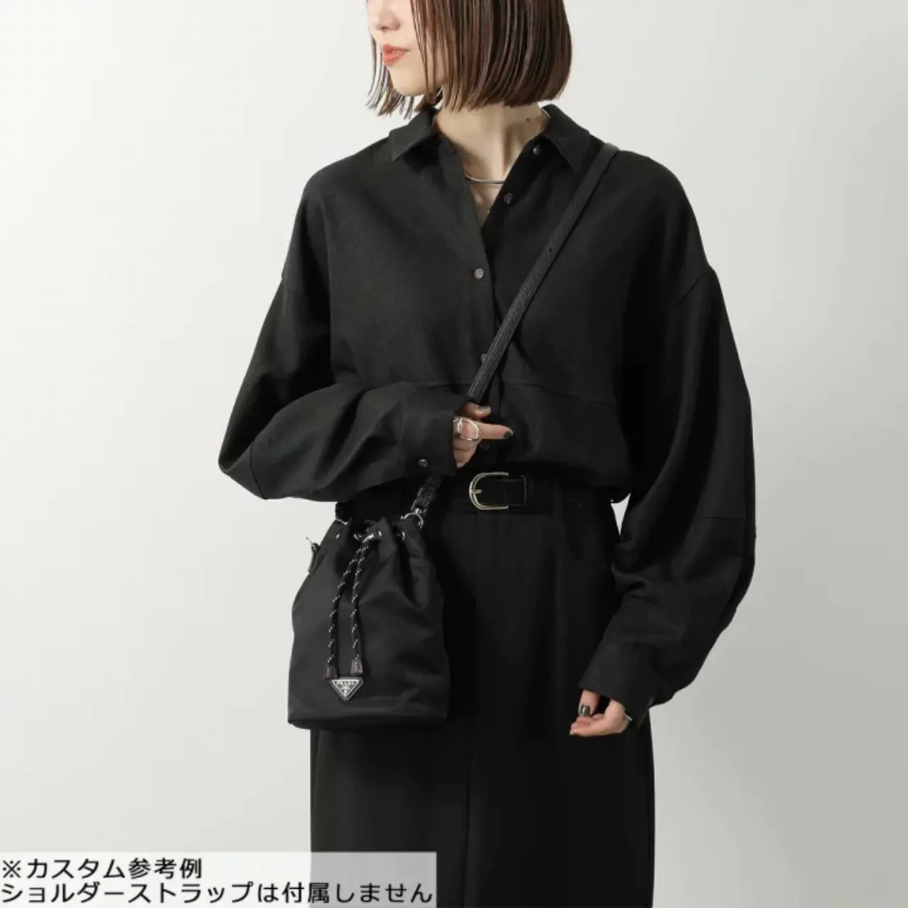 【PRADA】スピードロック ドローストリング バケットバッグ