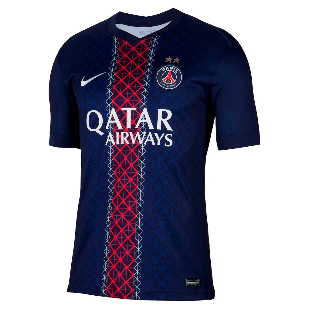 PSG ナイキ ホームスタジアムシャツ 2025-26 - 2026年欧州王者プリント