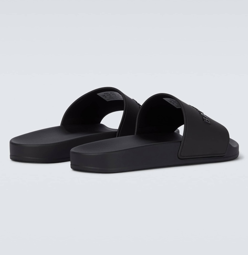 BALENCIAGA ロゴ ラバー サンダル 人気