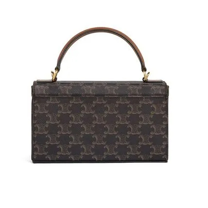 《CELINE》カーフスキン ボックス トリオンフ ★送料込★
