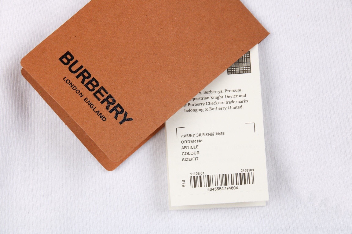【BURBERRY旗艦店】バーバリー 半袖Tシャツ ご好評に付き再入荷！