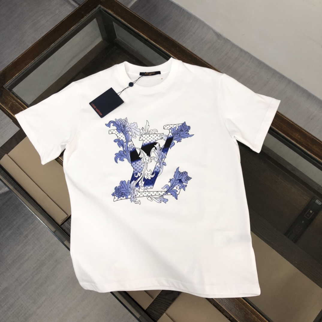 【LOUIS VUITTON】ルイヴィトン 半袖Tシャツ 男女兼用、ご好評に付き再入荷！
