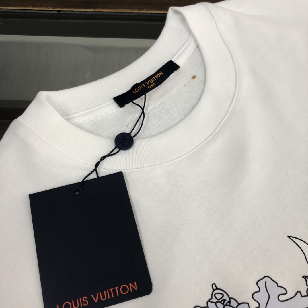 【LOUIS VUITTON】ルイヴィトン 半袖Tシャツ 男女兼用、ご好評に付き再入荷！